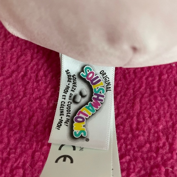 Squishmallow Harmony Pink Swan Bird with Sparkle Crown Plush 5” - Picture 4 of 4